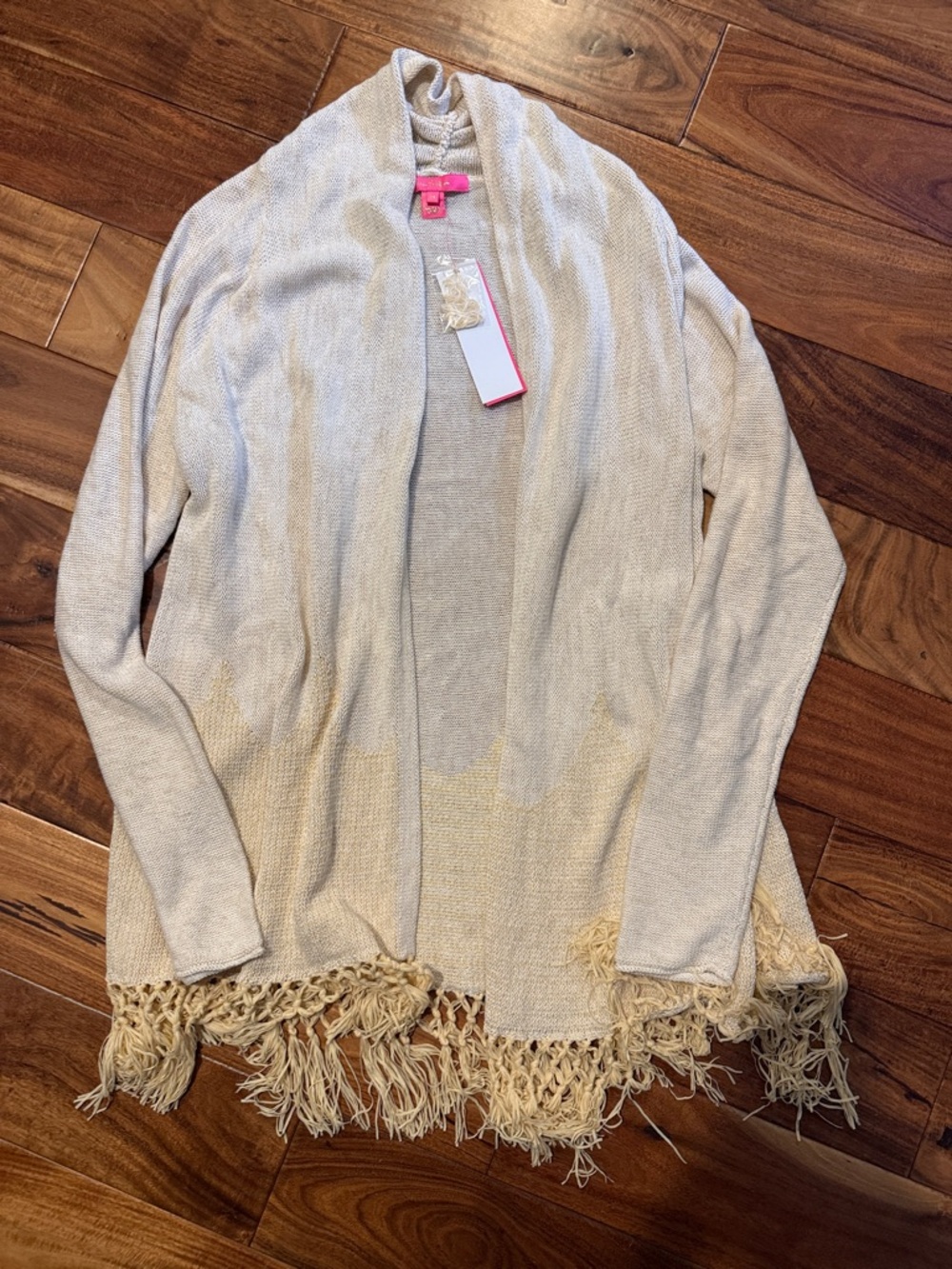 Lilly Pulitzer Gold MetallicTatum Cardigan, Medium, NWT